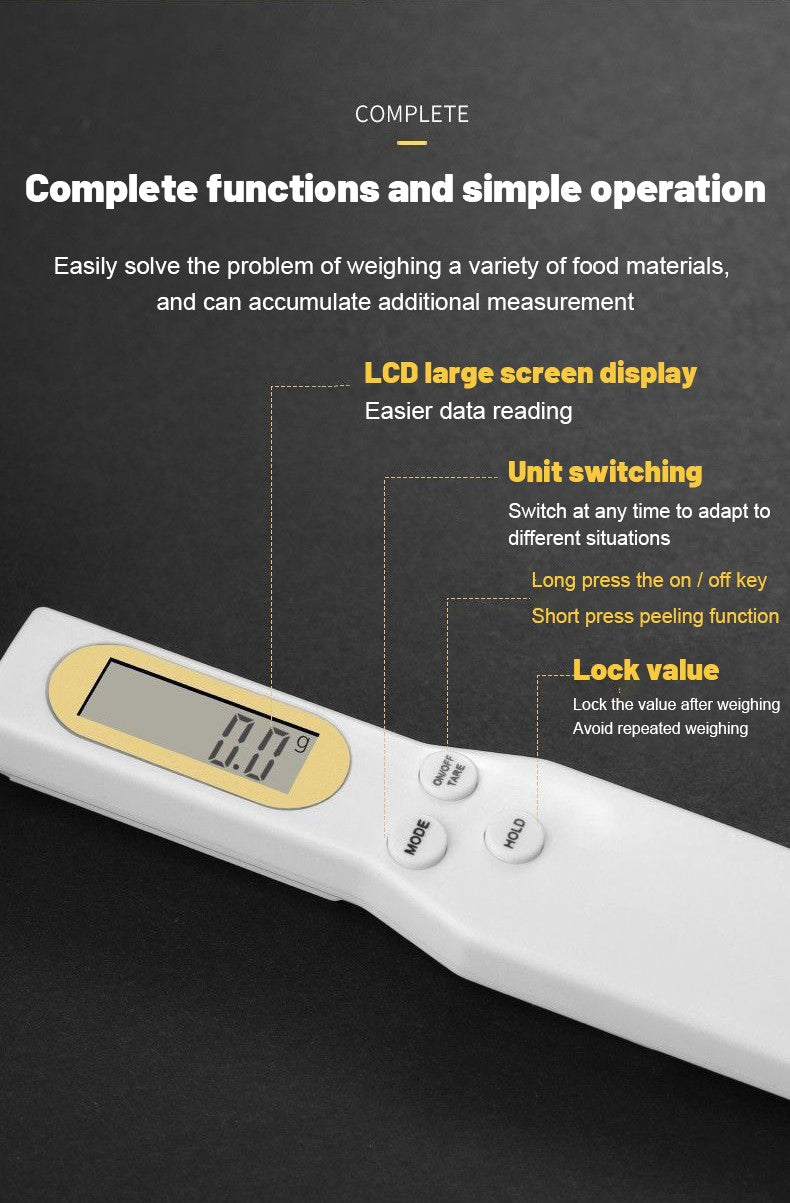 Digital Measurement Adjustable Weighing Spoon